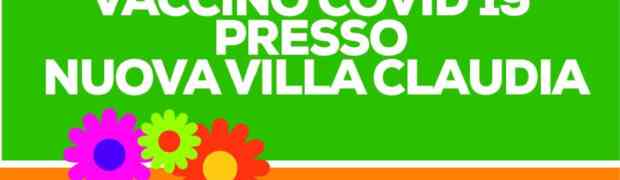 Vaccino Covid 19 Nuova Villa Claudia prenota dal sito Regione Lazio