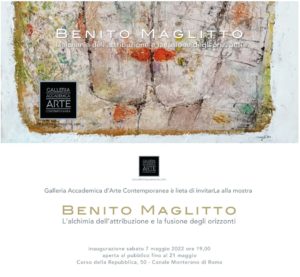 La Galleria Accademica d'Arte Contemporanea presenta Benito Maglitto
