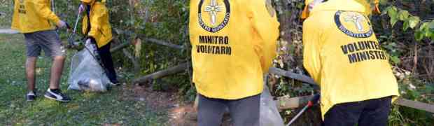 I Volontari di Scientology completano la pulizia al parco Tarello