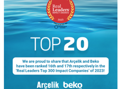 REAL LEADERS TOP 20 COMPANIES 2023 Arçelik e Beko