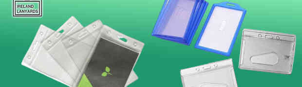 Plastic pocket folders for lanyard neck strap in Ireland