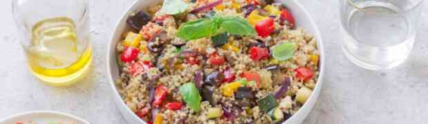 Insalata di quinoa con verdure grigliate