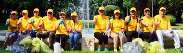 Volontari di Scientology nuovamente ai giardini Falcone e Borsellino