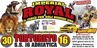Tortoreto: Summer Tour 2023 del celebre Imperial Royal Circus, tra i  più grandi d’Italia