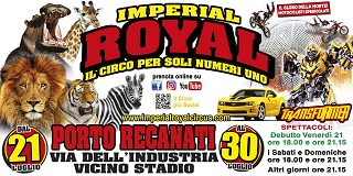 Porto Recanati: Summer Tour 2023 del famoso Imperial Royal Circus, tra i  più grandi d’Italia