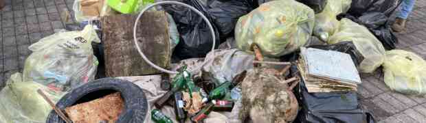 Grande intervento nel quartiere Beato Odorico: rimossi 150 kg di rifiuti