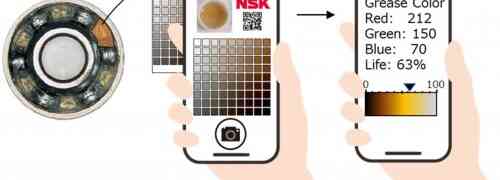 NSK desarrolla una tecnología de diagnóstico de la degradación de la grasa para su uso in situ
